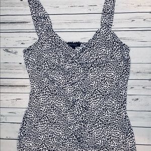 WHBM leopard tank top size L